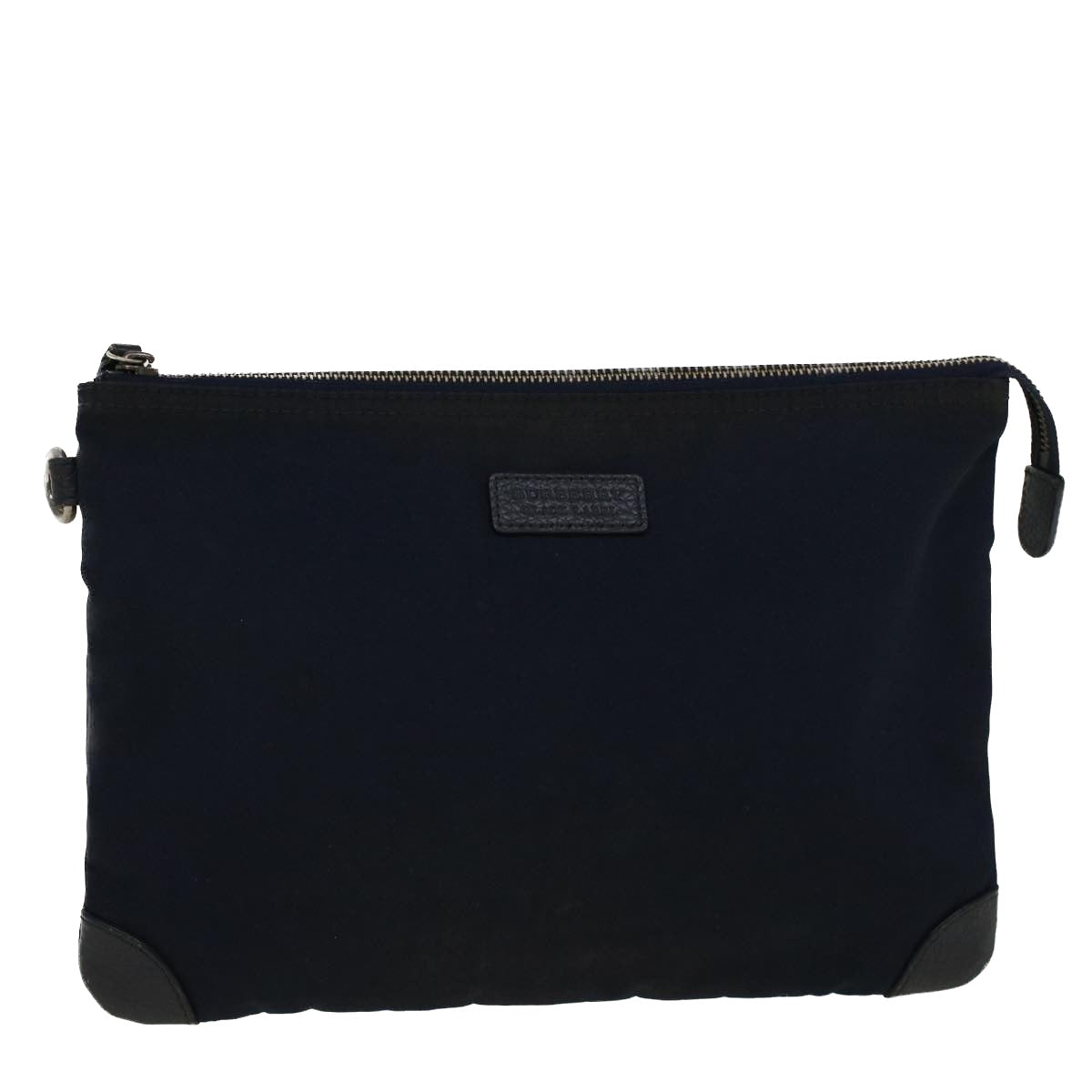 Burberry Label Brand Black Clutch Bag