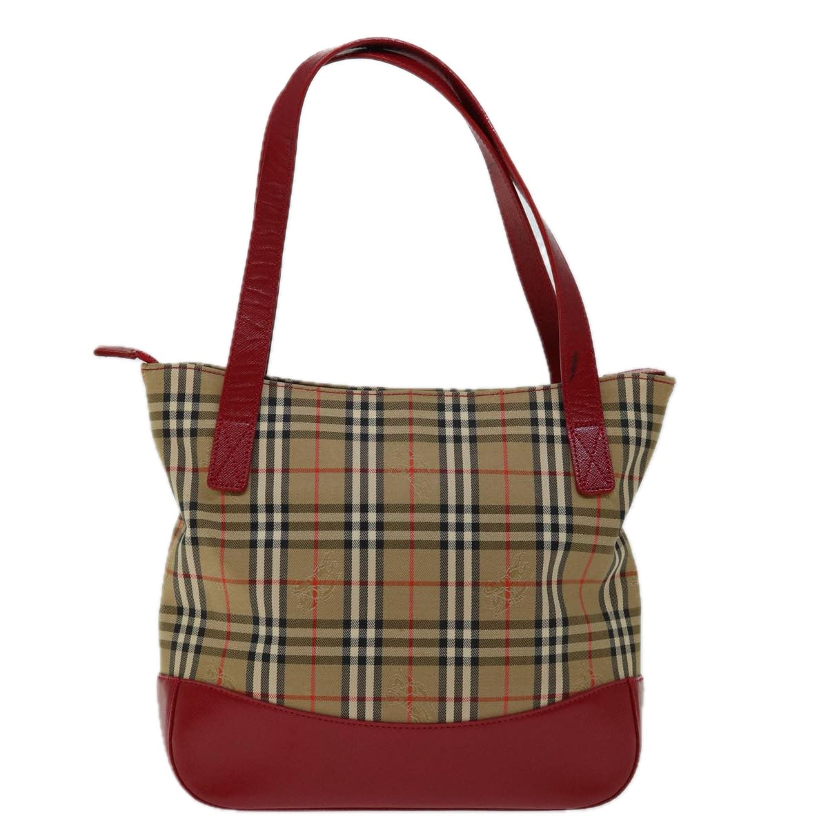 Burberry Nova Brand Canvas White Tote Bag Style 9