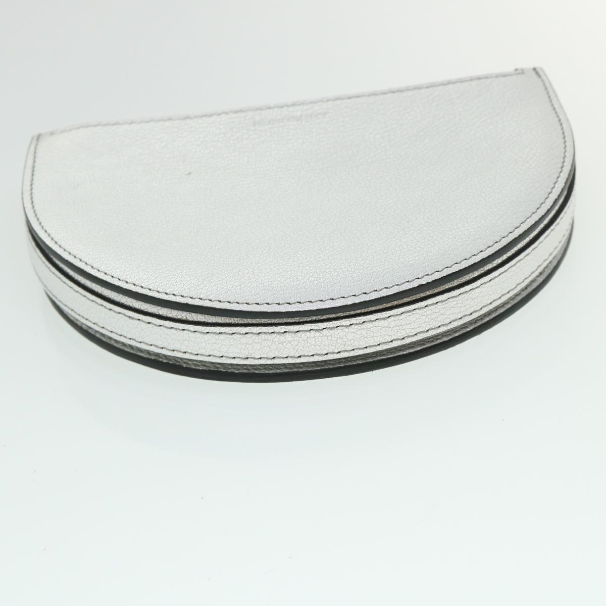 Burberry Brand Leather Silver Shoulder Bag