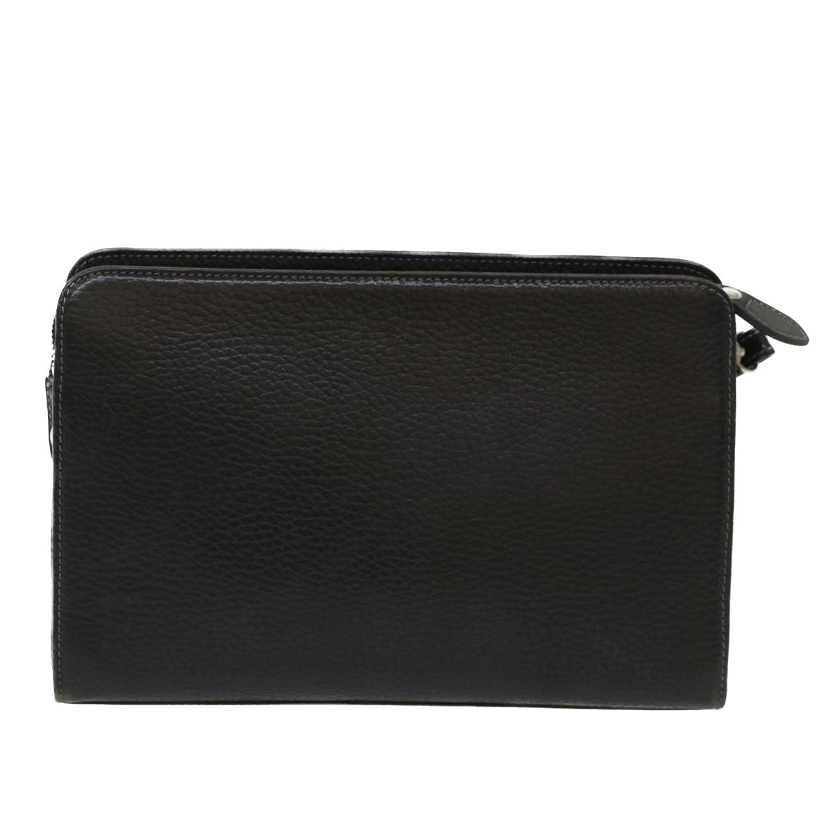 Burberry Brand Leather Black Clutch Bag Style 9