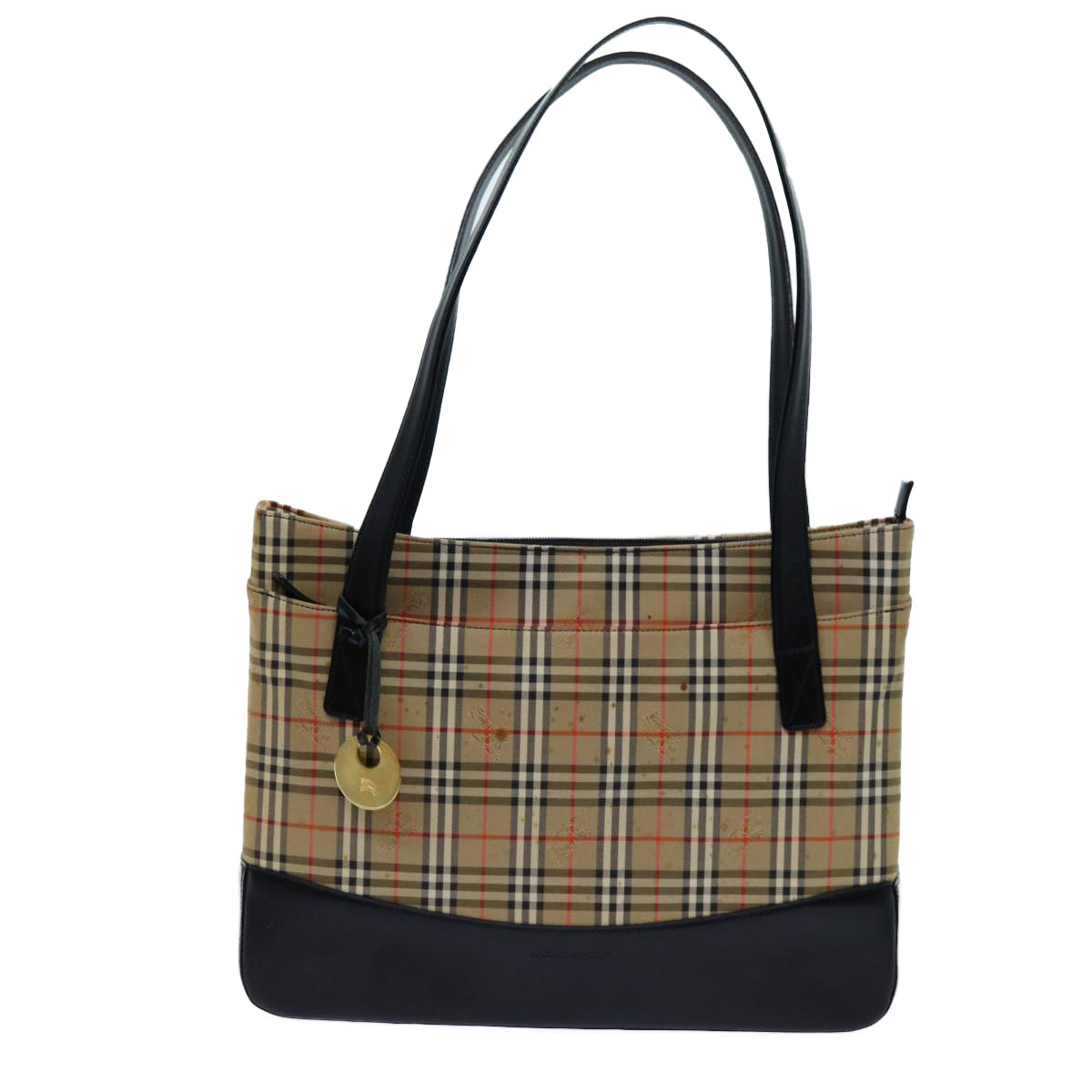 Burberry Nova Brand Canvas White Tote Bag Style 4