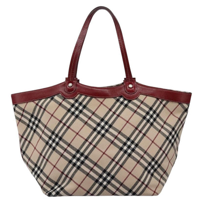 Burberry Nova Check Beige Canvas Tote Bag ( )