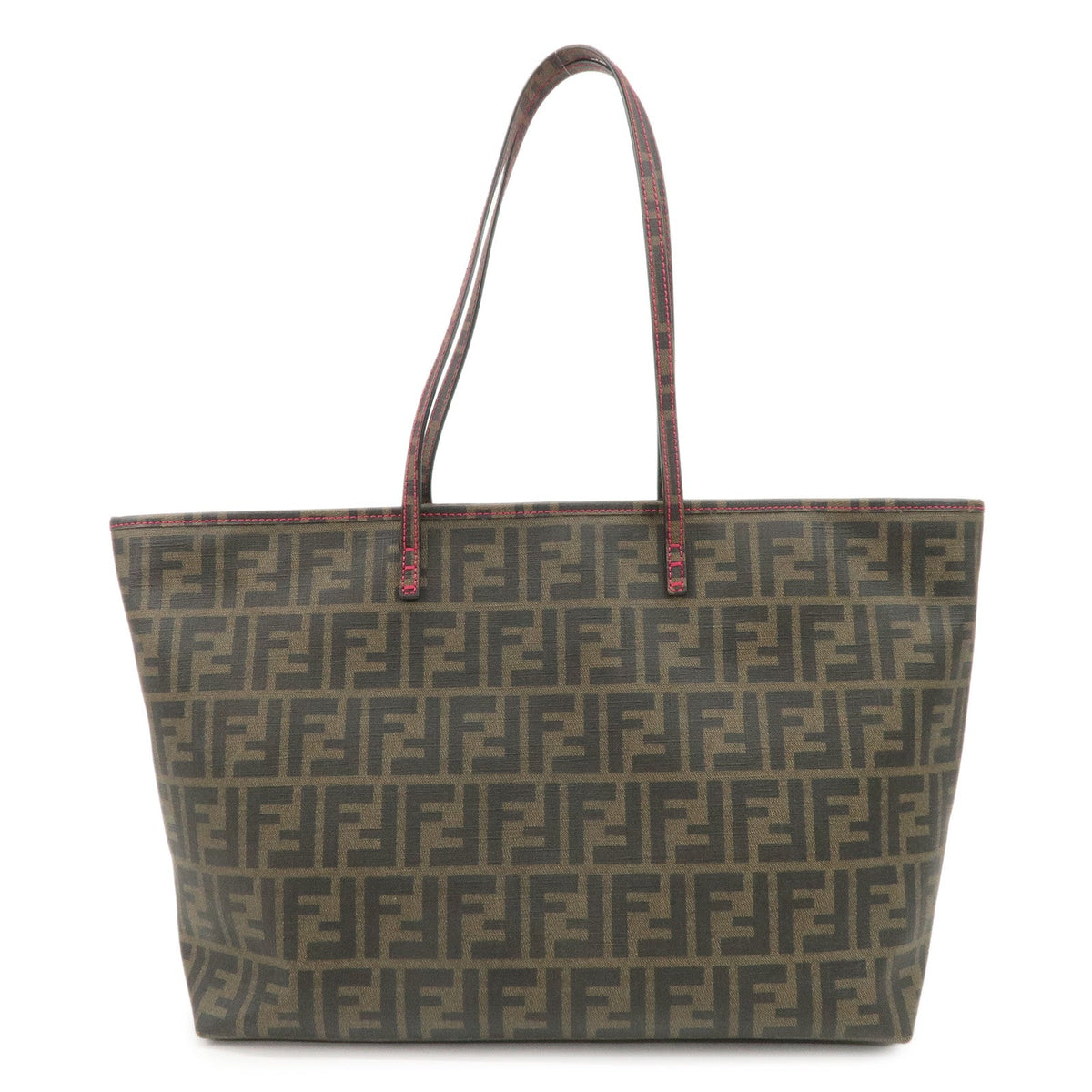 FENDI Zucca PVC Tote Bag Shoulder Bag Brown 8BH185-UZD Rovelle Bags