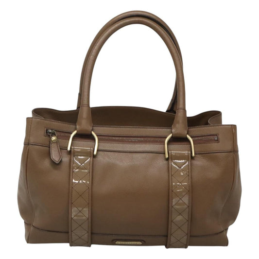 Burberry Beige Leather Tote Bag ( )