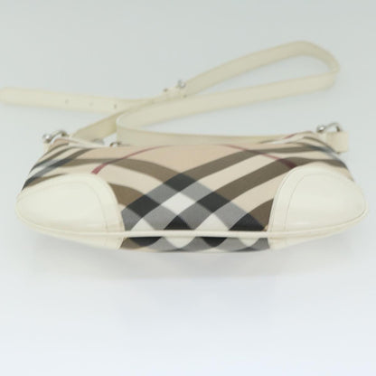 Burberry Brand Canvas White Shoulder Bag Style 7