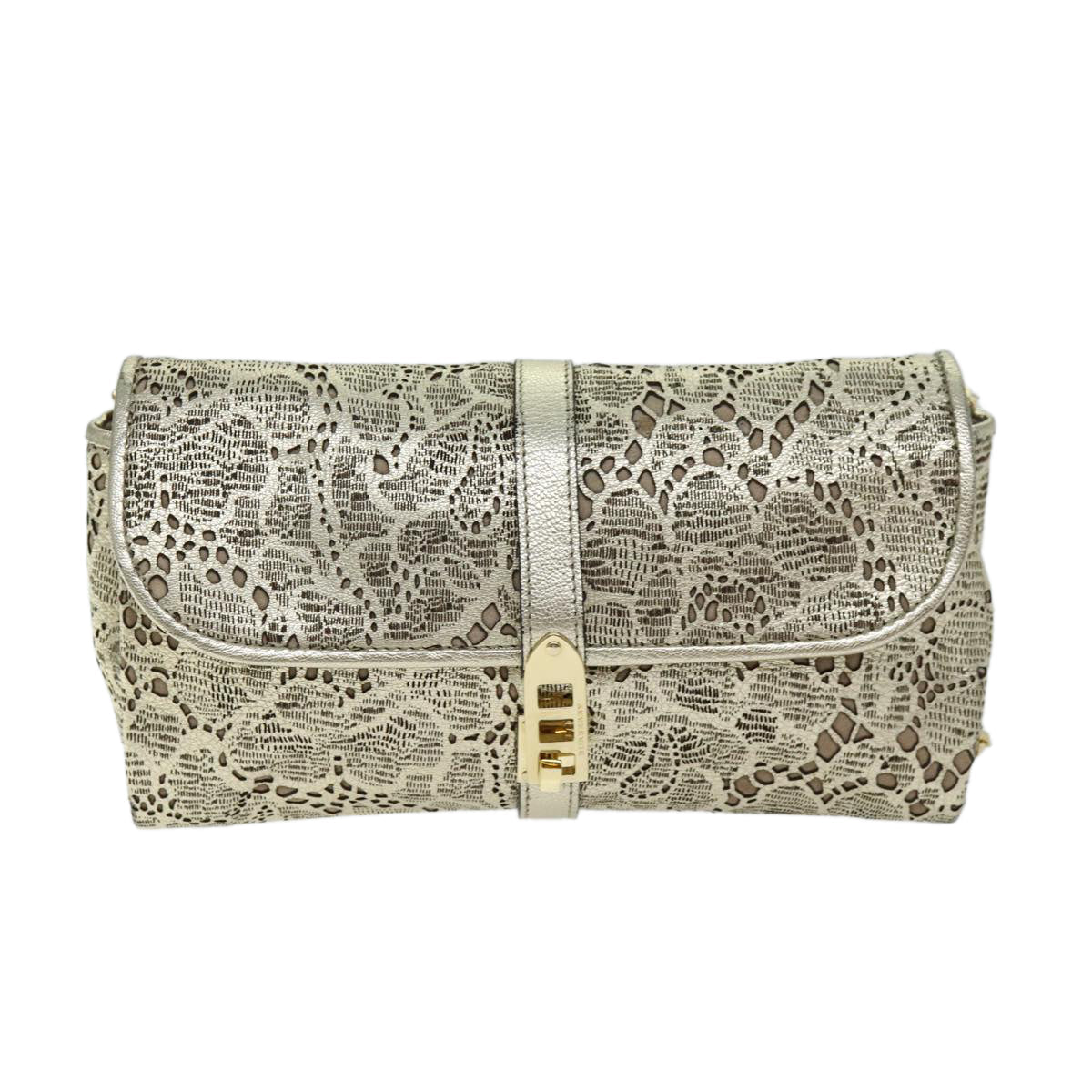Burberry Brand Leather Gold Shoulder Bag