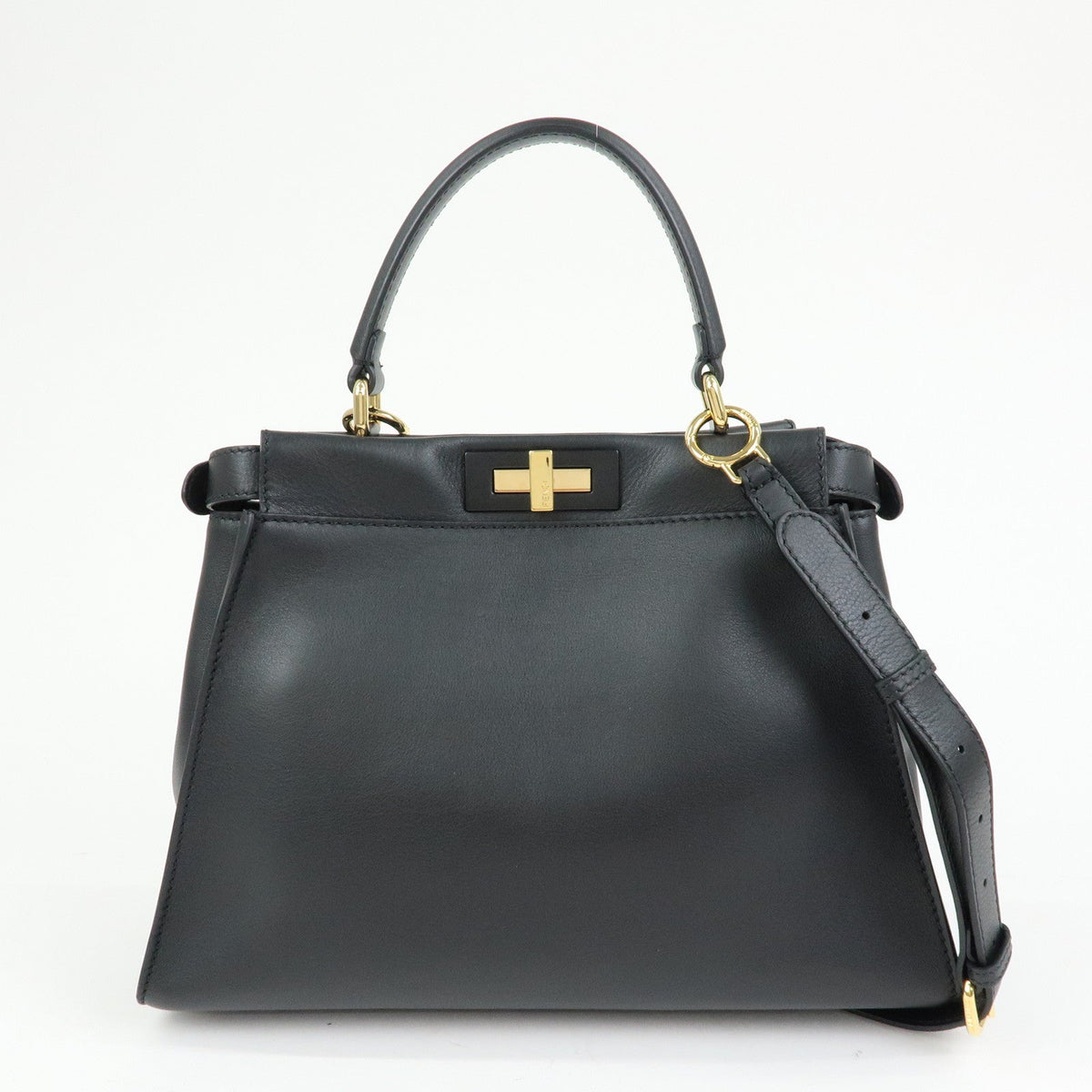 FENDI Peekaoo Calf Leather 2Way Bag Hand Bag Shoulder Bag 8BN290 Rovelle Bags