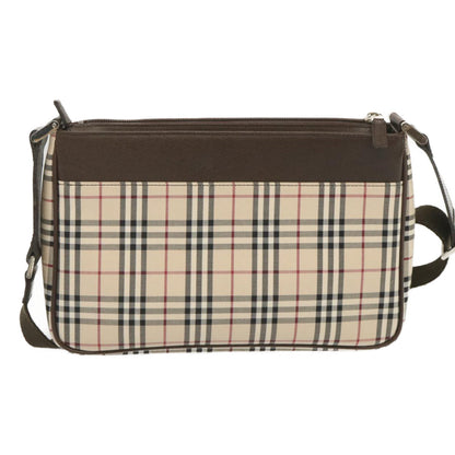 Burberry Nova Brand Canvas White Shoulder Bag Style 24