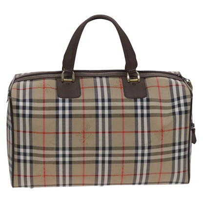 Burberry Nova Check Beige Canvas Travel Bag ( )