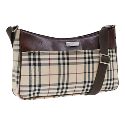 Burberry Nova Check Beige Synthetic Shoulder Bag ( )