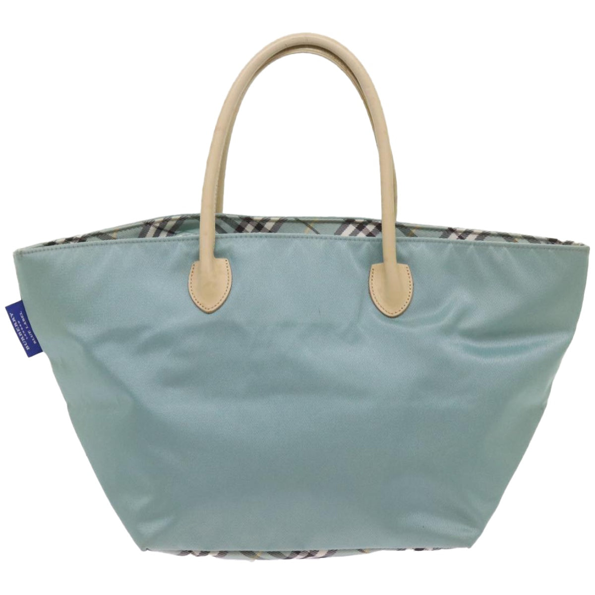 Burberry Label Brand Blue Handbag Style 6
