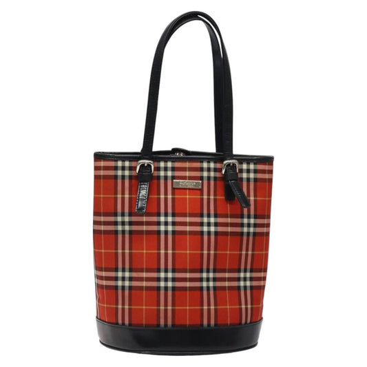 Burberry Blue Label Red Canvas Handbag ( )