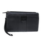 Burberry Brand Leather Black Clutch Bag Style 3
