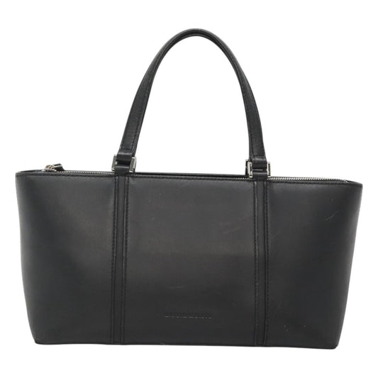 Burberry Black Leather Tote Bag ( )