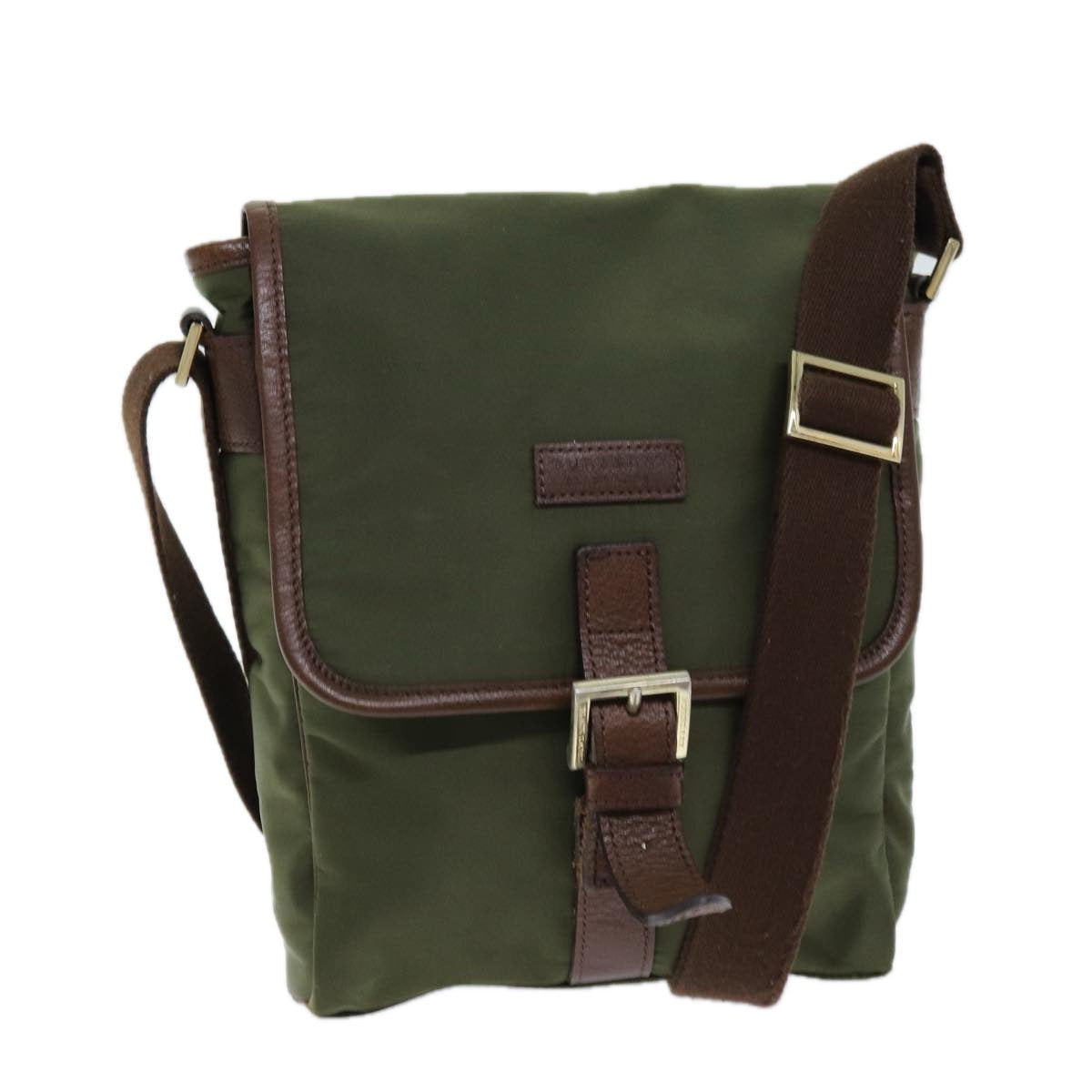 Burberry Brand Collector Green Shoulder Bag