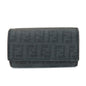 FENDI Zucca PVC Canvas 6 Rings Key Case Key Holder Black 8AP079 Rovelle Bags