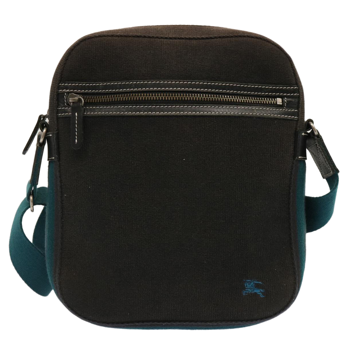 Burberry Brand Canvas Black Shoulder Bag