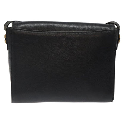 Burberry Nova Check Black Leather Shoulder Bag ( )