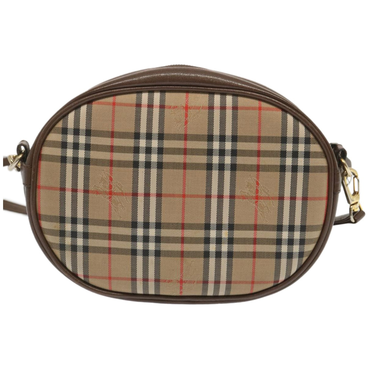 Burberry Nova Brand Canvas White Shoulder Bag Style 29