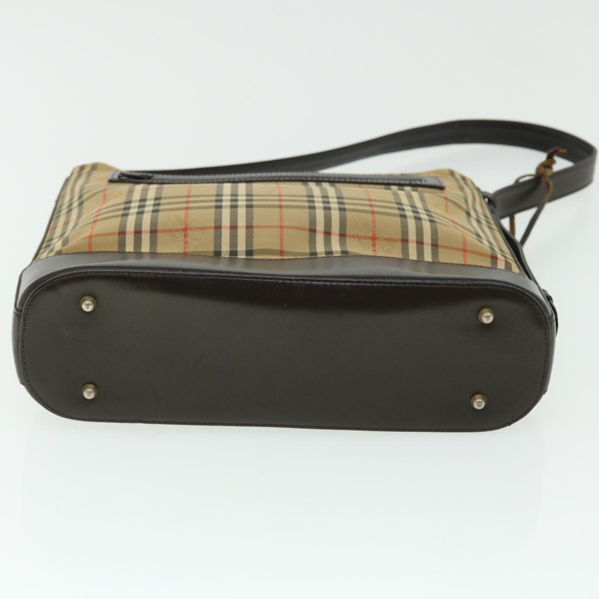 Burberry Brand Canvas White Shoulder Bag Style 6