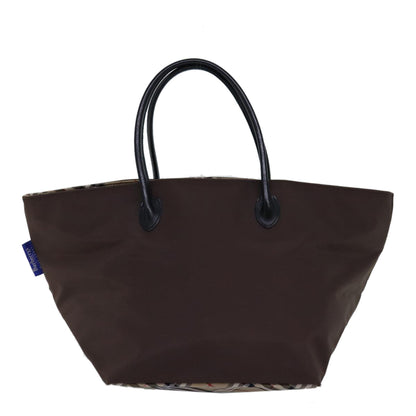 Burberry Nova Brand Check Brown Tote Bag