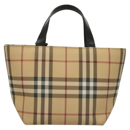 Burberry Nova Check Beige Canvas Handbag ( )