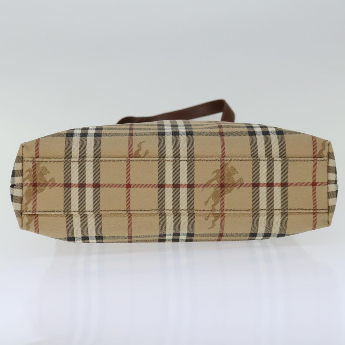 Burberry Nova Brand Canvas White Tote Bag Style 15