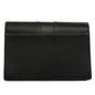 Burberry Brand Leather Black Clutch Bag Style 11