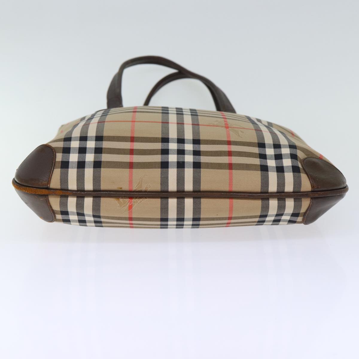 Burberry Nova Brand Canvas White Tote Bag Style 2
