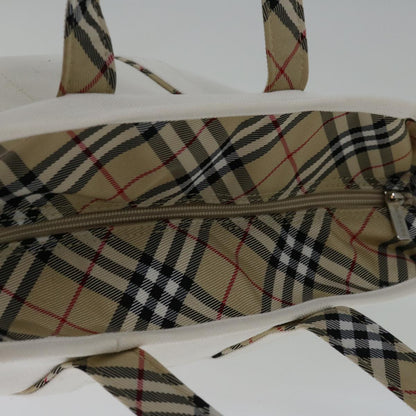 Burberry Nova Brand Canvas White Tote Bag Style 16
