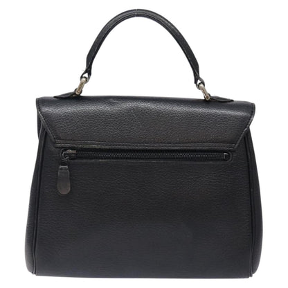Burberry Triple Loving Heart Black Leather Handbag ( )