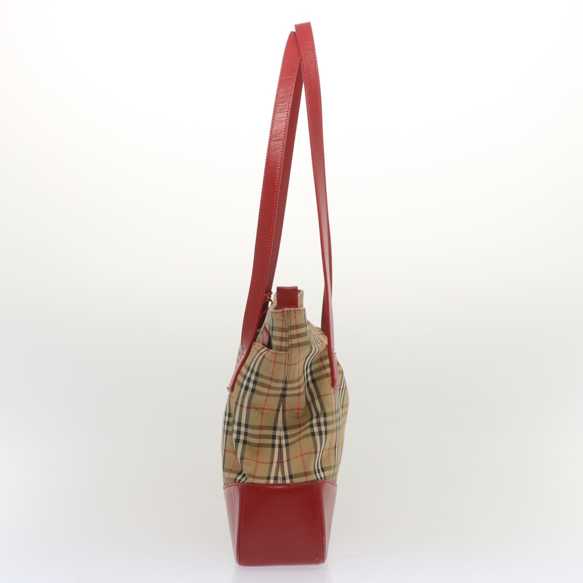 Burberry Nova Brand Canvas White Tote Bag Style 17