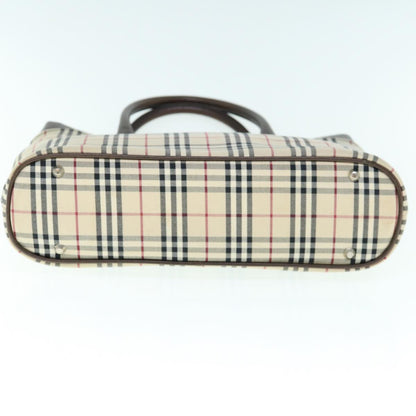 Burberry Nova Brand Canvas White Tote Bag Style 18