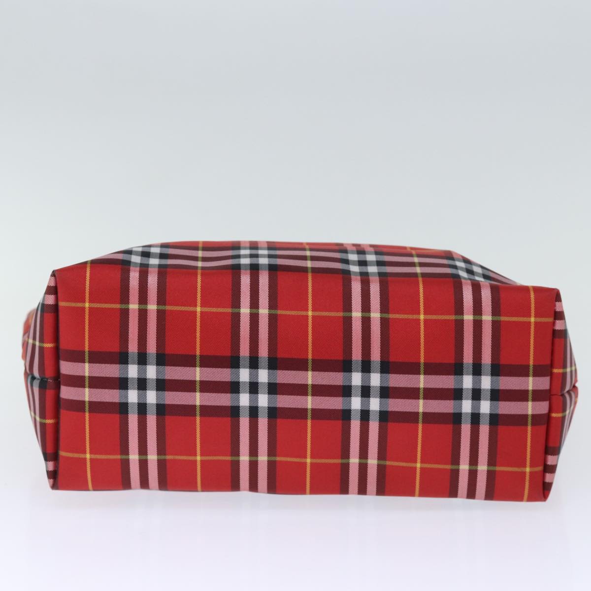 Burberry Nova Brand Check Red Tote Bag