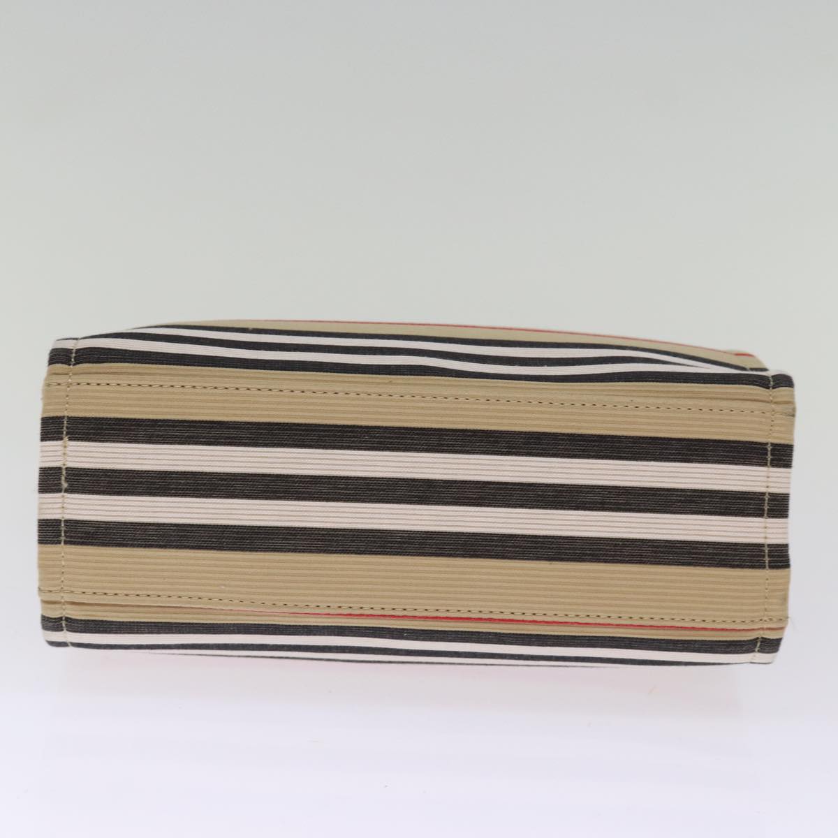 Burberry Cabas Brand Canvas White Handbag