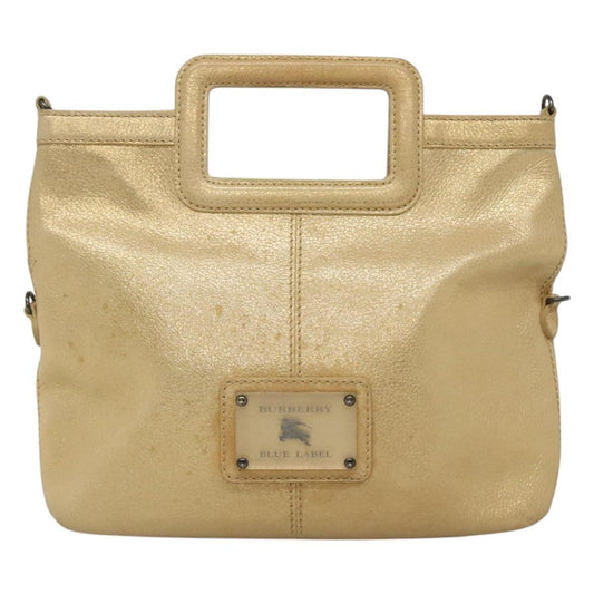 Burberry Blue Label Gold Leather Handbag ( )