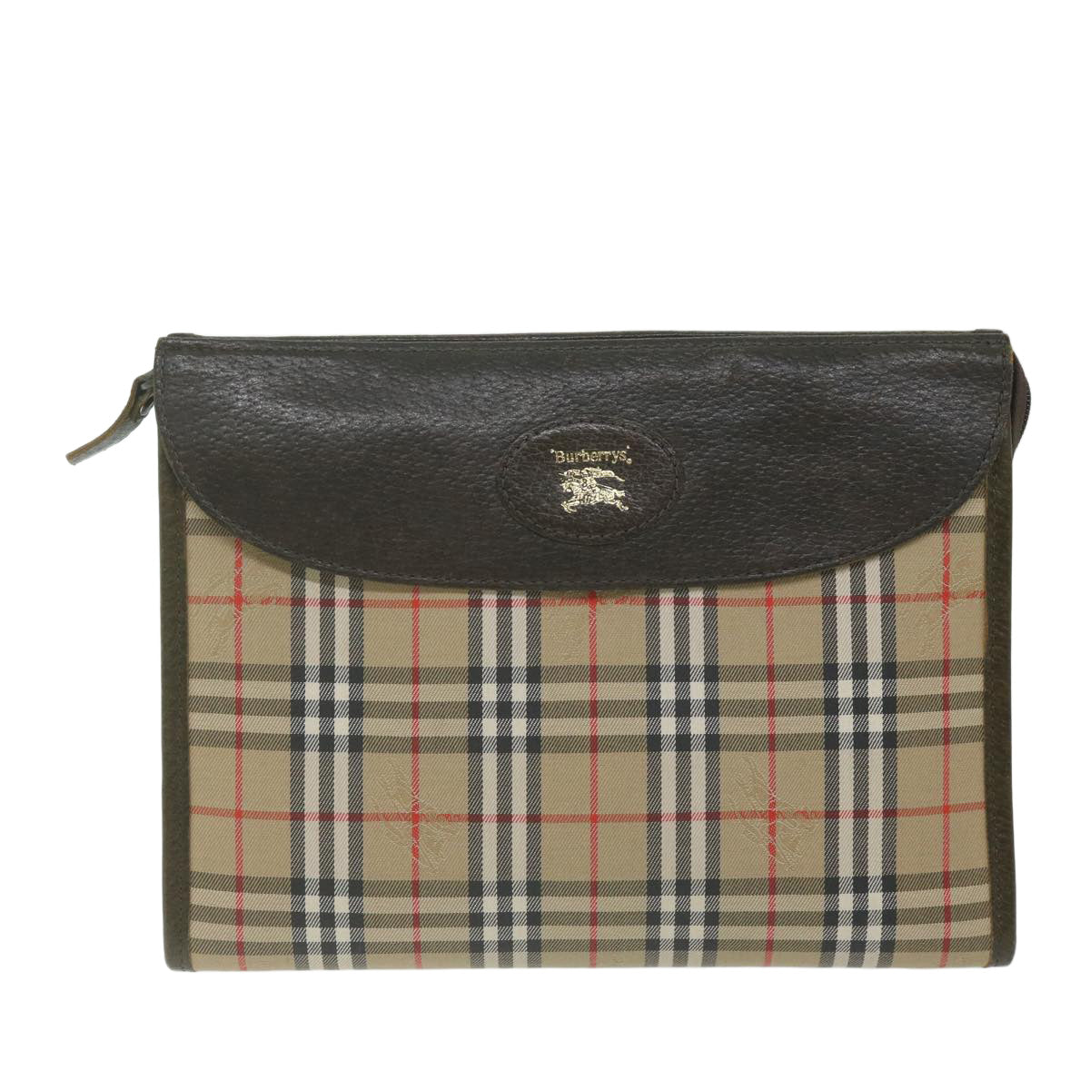 Burberry Brand Canvas White Clutch Bag Style 4