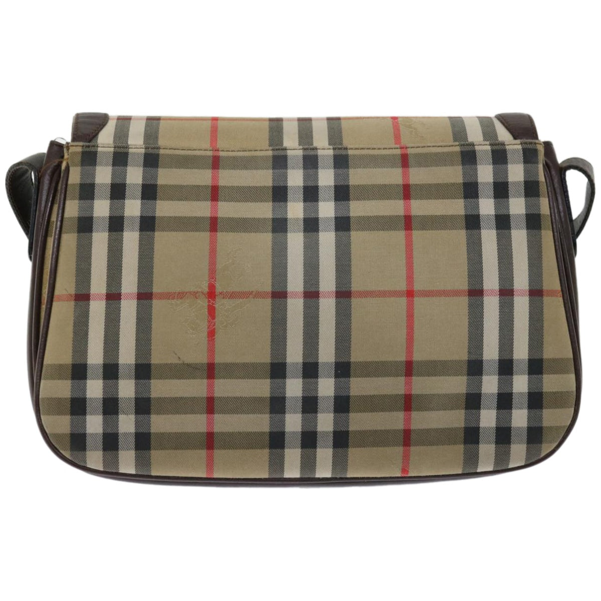 Burberry Nova Brand Canvas White Shoulder Bag Style 16