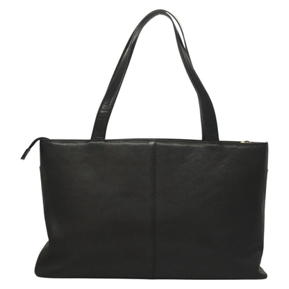 Burberry Black Leather Tote Bag ( )