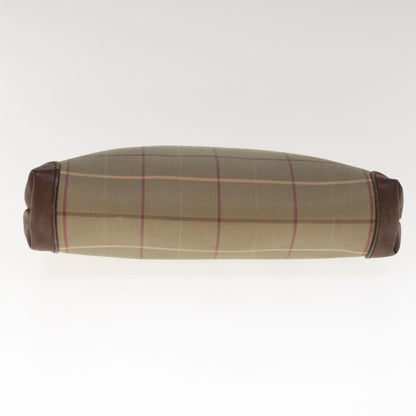 Burberry Brand Canvas Brown Clutch Bag Style 3