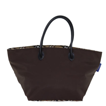 Burberry Nova Brand Check Brown Tote Bag