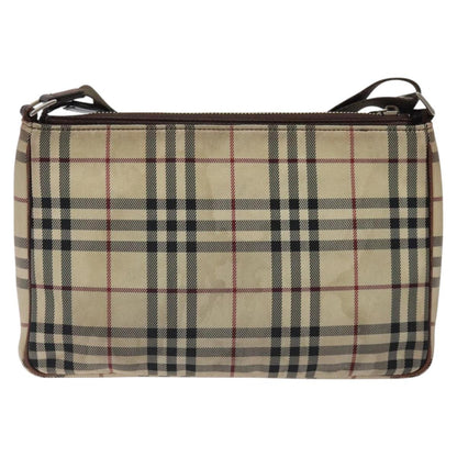 Burberry Nova Check Beige Synthetic Shoulder Bag ( )