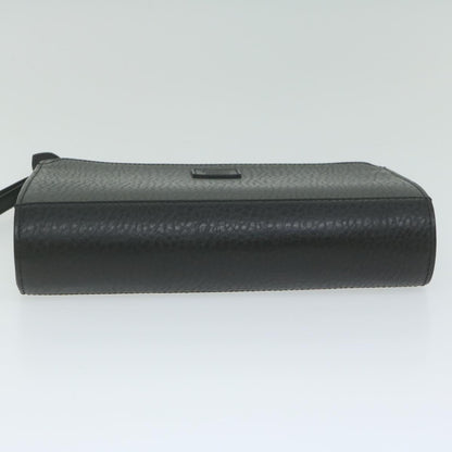 Burberry Brand Leather Black Clutch Bag Style 8
