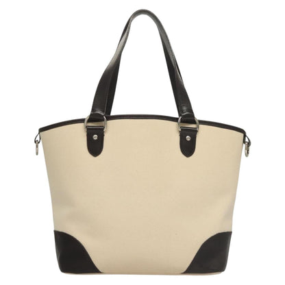 Burberry Nova Check White Canvas Tote Bag ( )