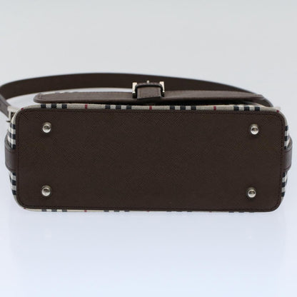 Burberry Nova Brand Check White Shoulder Bag Style 2