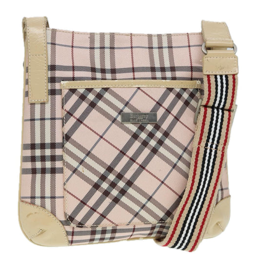 Burberry Blue Label Beige Synthetic Shoulder Bag ( )