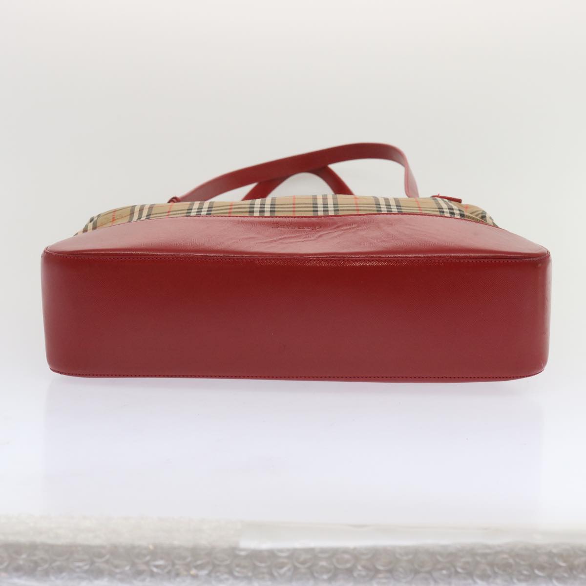 Burberry Nova Brand Canvas White Tote Bag Style 17