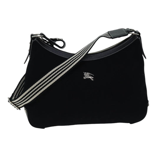 Burberry Blue Label Black Canvas Shoulder Bag ( )