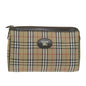 Burberry Brand Canvas Brown Clutch Bag Style 2
