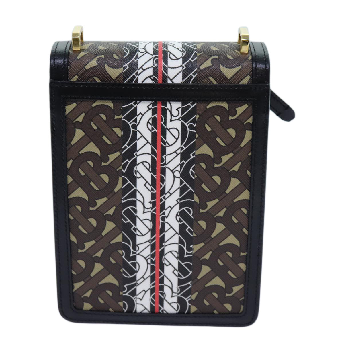 Burberry Brand Canvas Brown Shoulder Bag Style 2